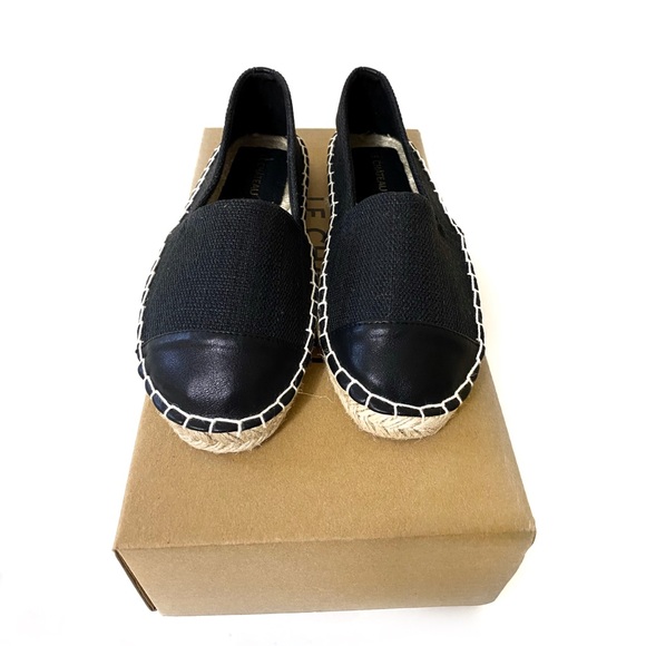 Le Chateau Black Canvas Espadrilles - Picture 3 of 6